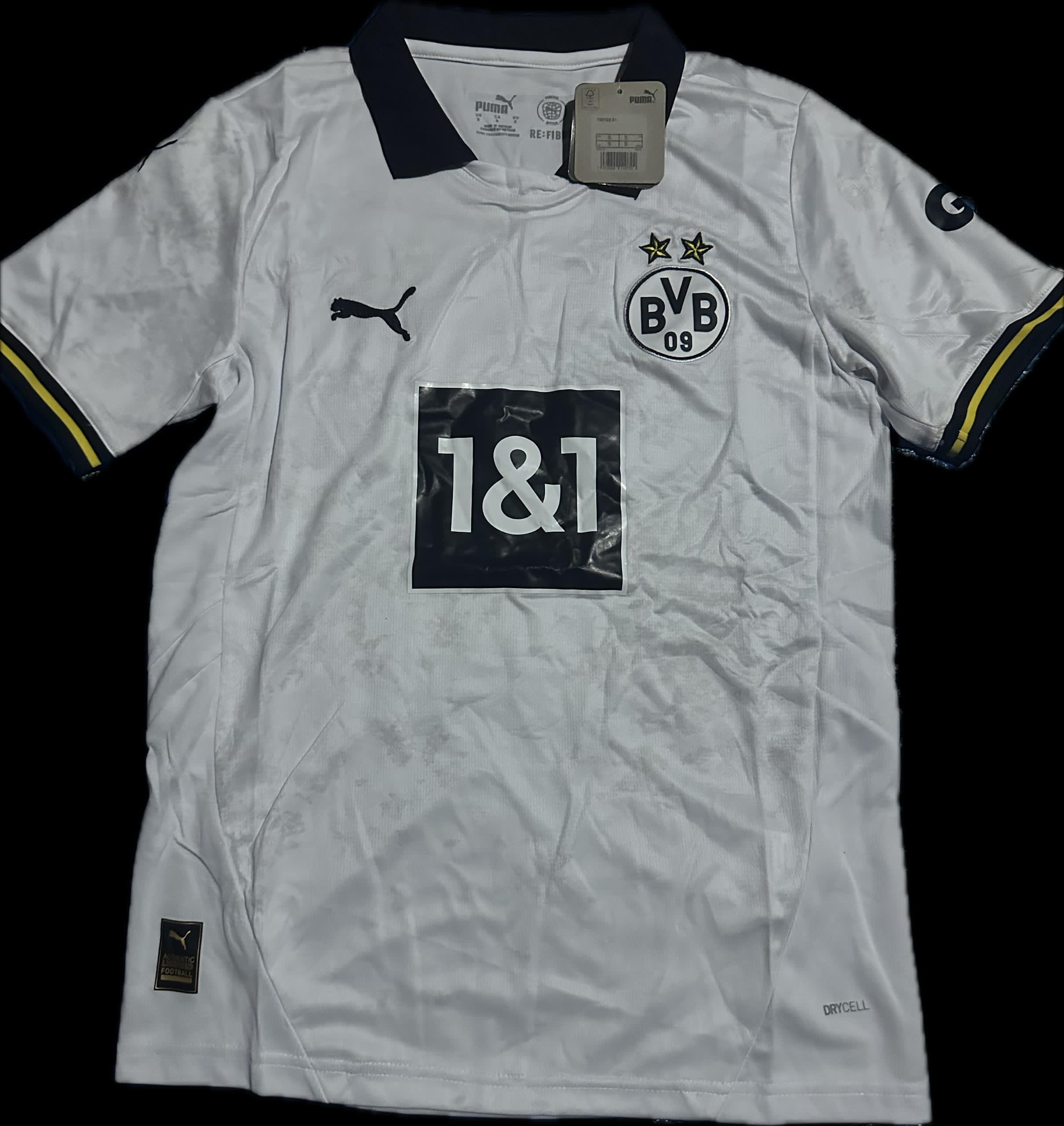 Dortmund colar neck White Jersey S