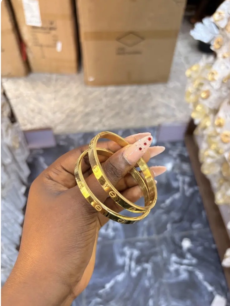 Gold Cartier bracelet