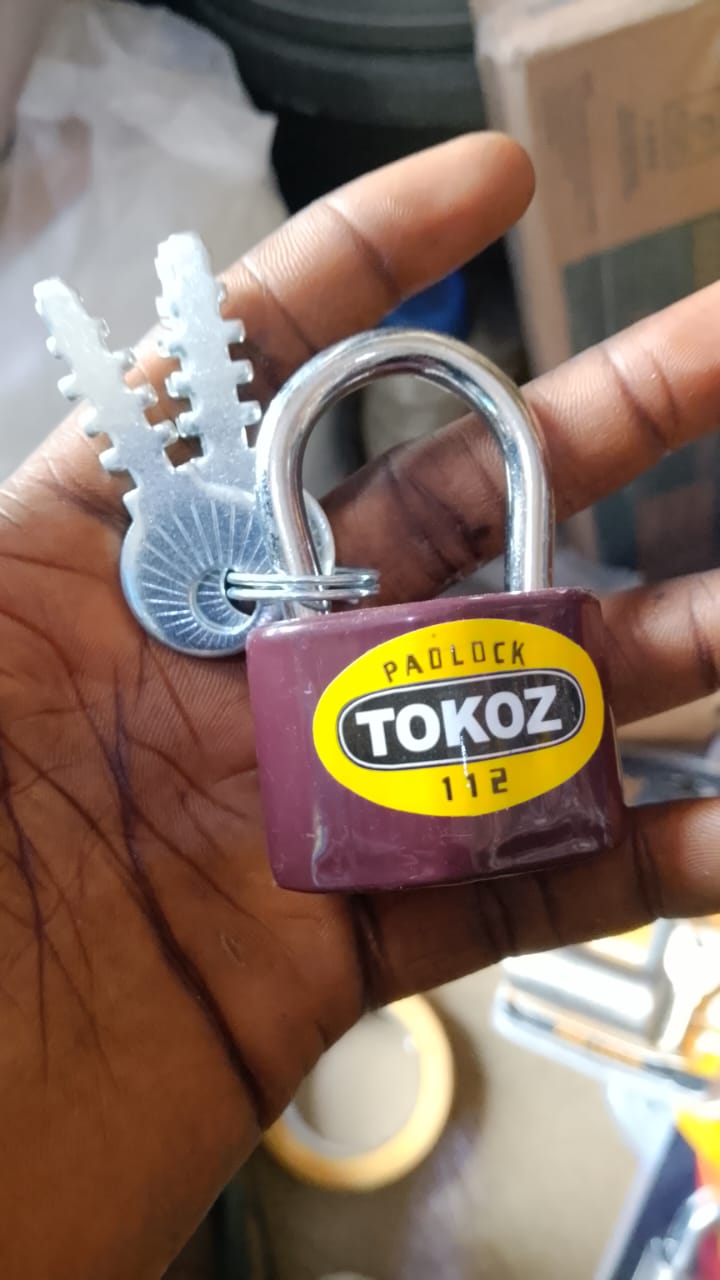 TOKOZ 112 Heavy-Duty Waterproof Security Padlock with Unique High-Security Keys