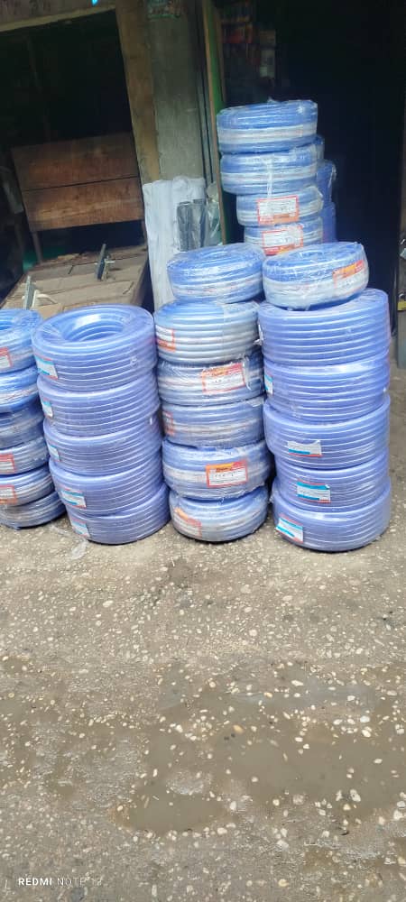 Heavy-Duty Flexible Clear PVC Garden & Water Hose Pipe (Bundle Roll)