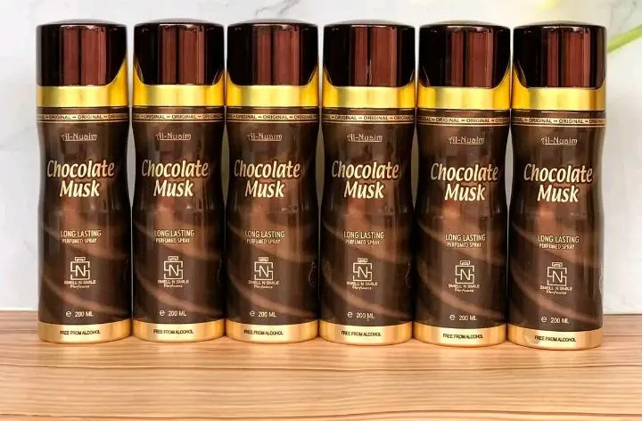chocolate musk body spray