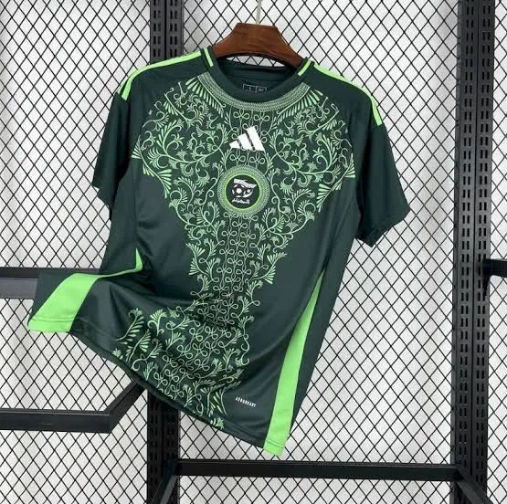 Algeria 2025/26 Home Jersey – Adidas Green Floral Edition (Size XL)