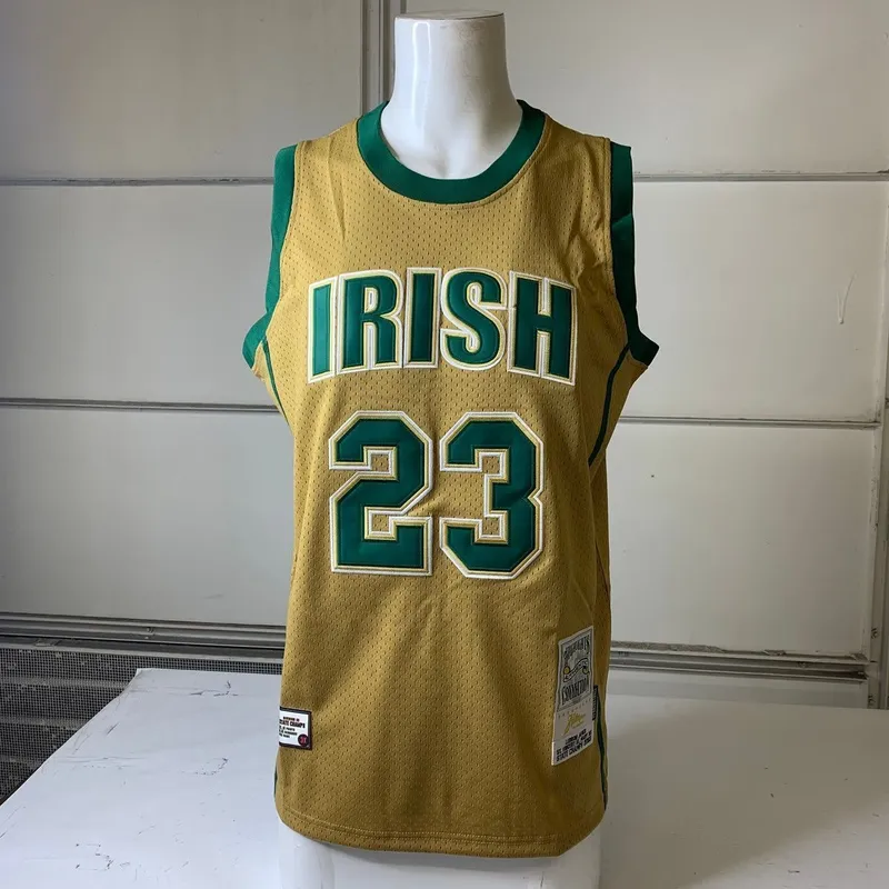 Vincent-St. Mary Irish #23 Jersey – LeBron James High School Edition (Size 4XL)