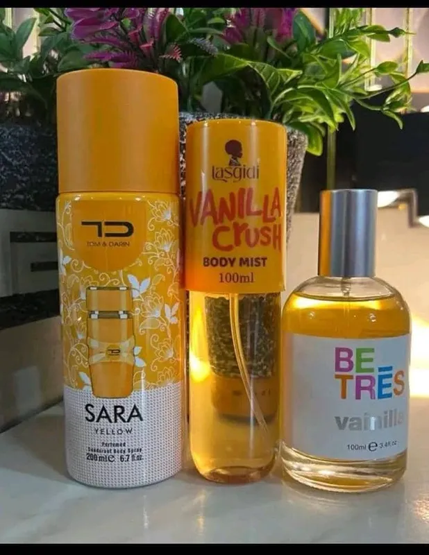 Yellow Perfume & Body Mist Combo Set